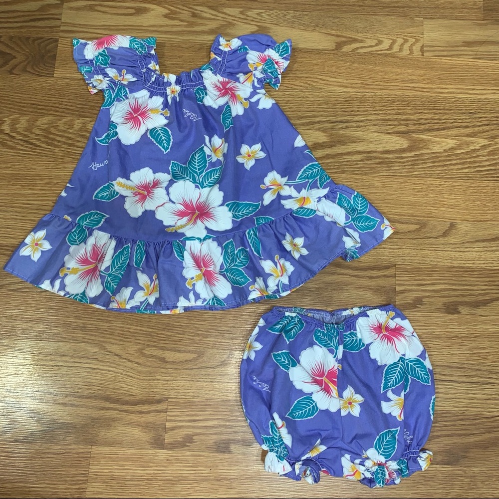 Toddler girl Hawaiian outfit size 2
